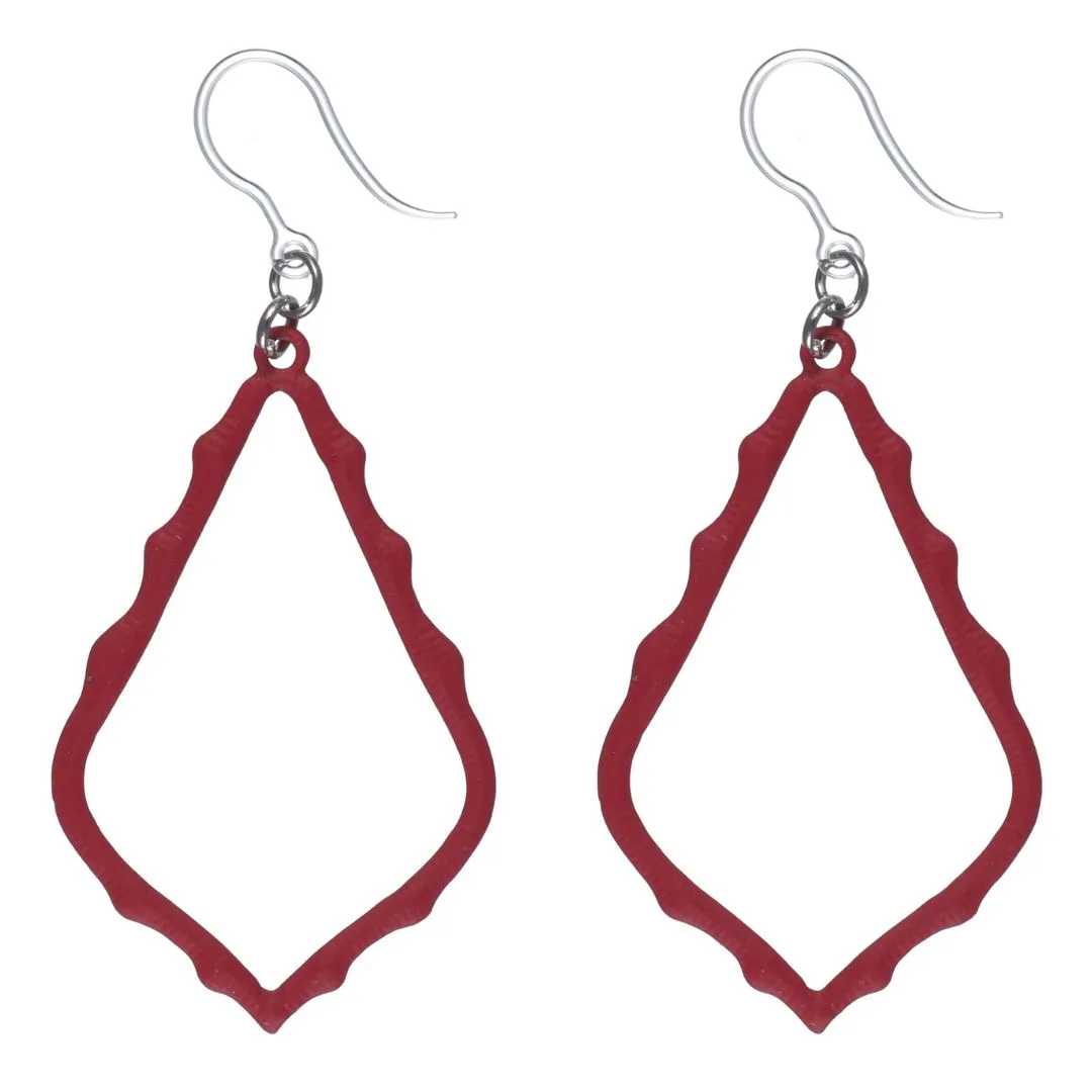 Medium Chandelier Dangles Hypoallergenic Earrings for Sensitive Ears Made with Plastic Posts