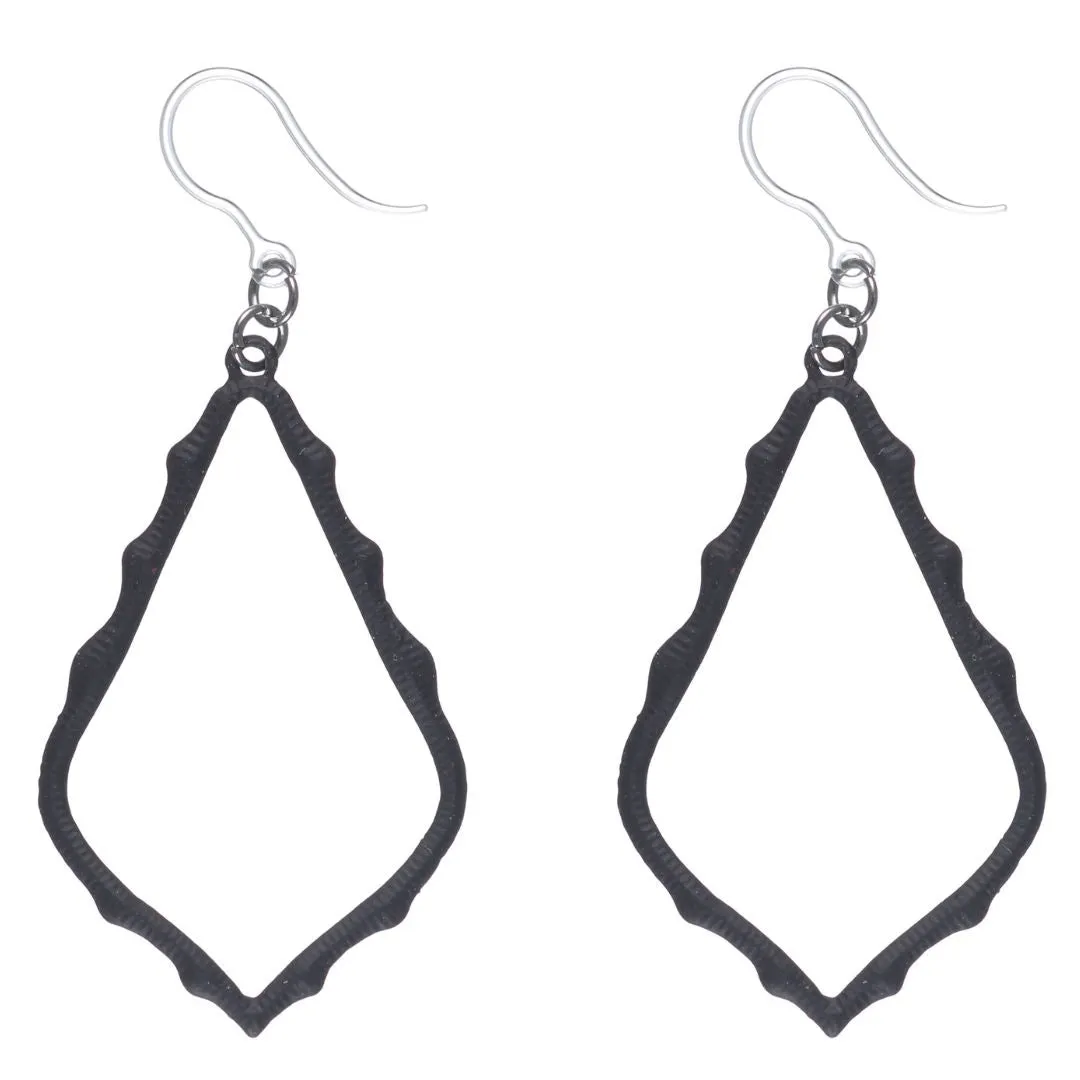 Medium Chandelier Dangles Hypoallergenic Earrings for Sensitive Ears Made with Plastic Posts