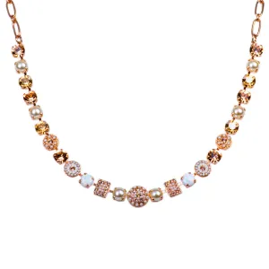 Medium Cluster and Pavé Necklace in "Cookie Dough" *Preorder*