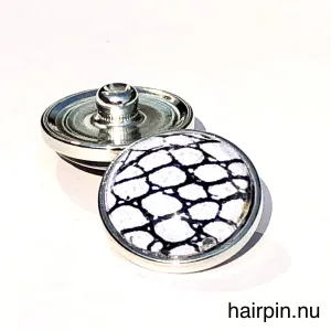 Metal Hairpin click / chunk button 0121