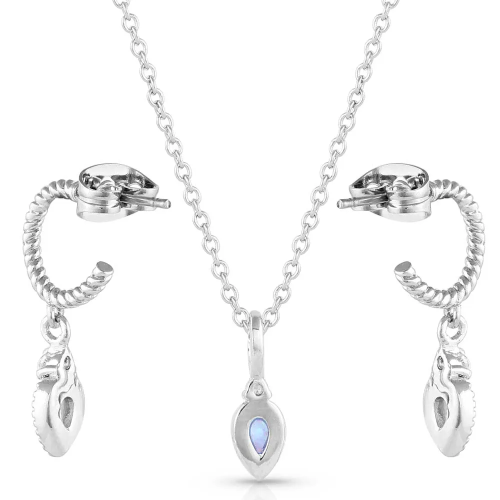 Montana Silversmiths® Women's Petite Charm Opal Jewelry Set