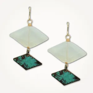 Moscato Geometric Gem Earrings