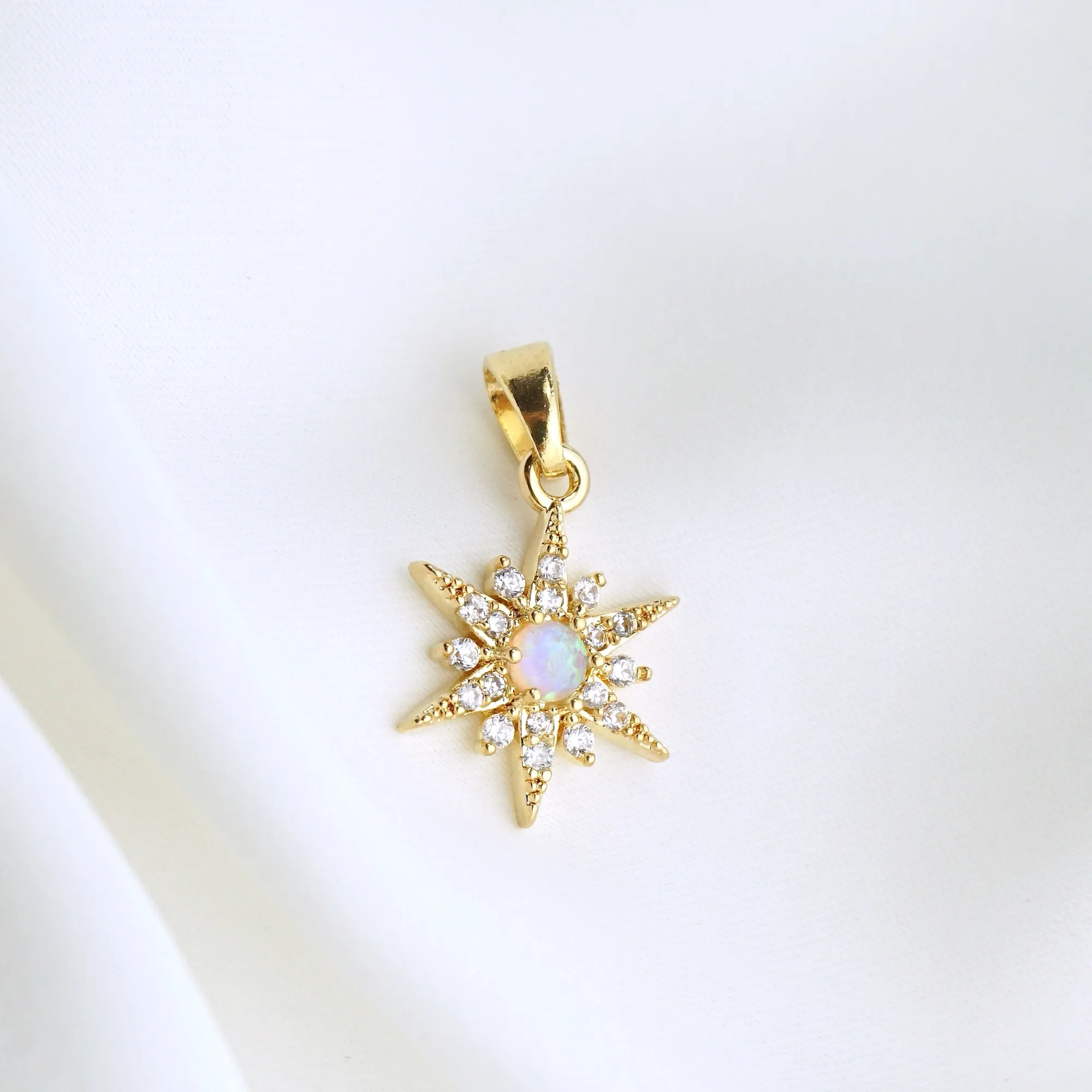 Opal North Star Necklace