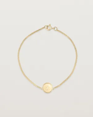 Precious Initial Bracelet | Birthstone