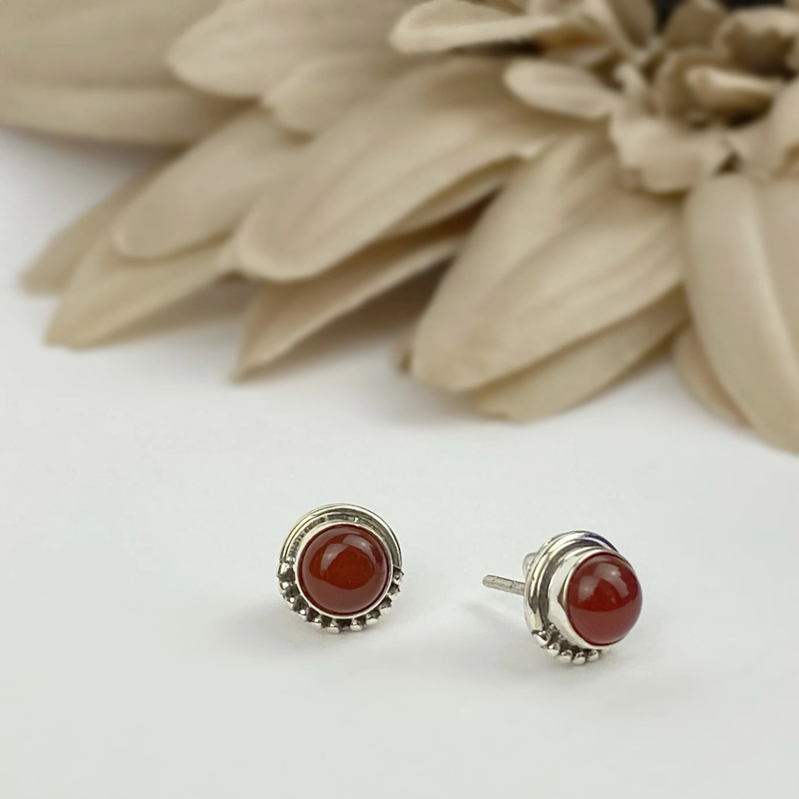 Prima Stud Earrings - VE619(Choice of Gemstones)