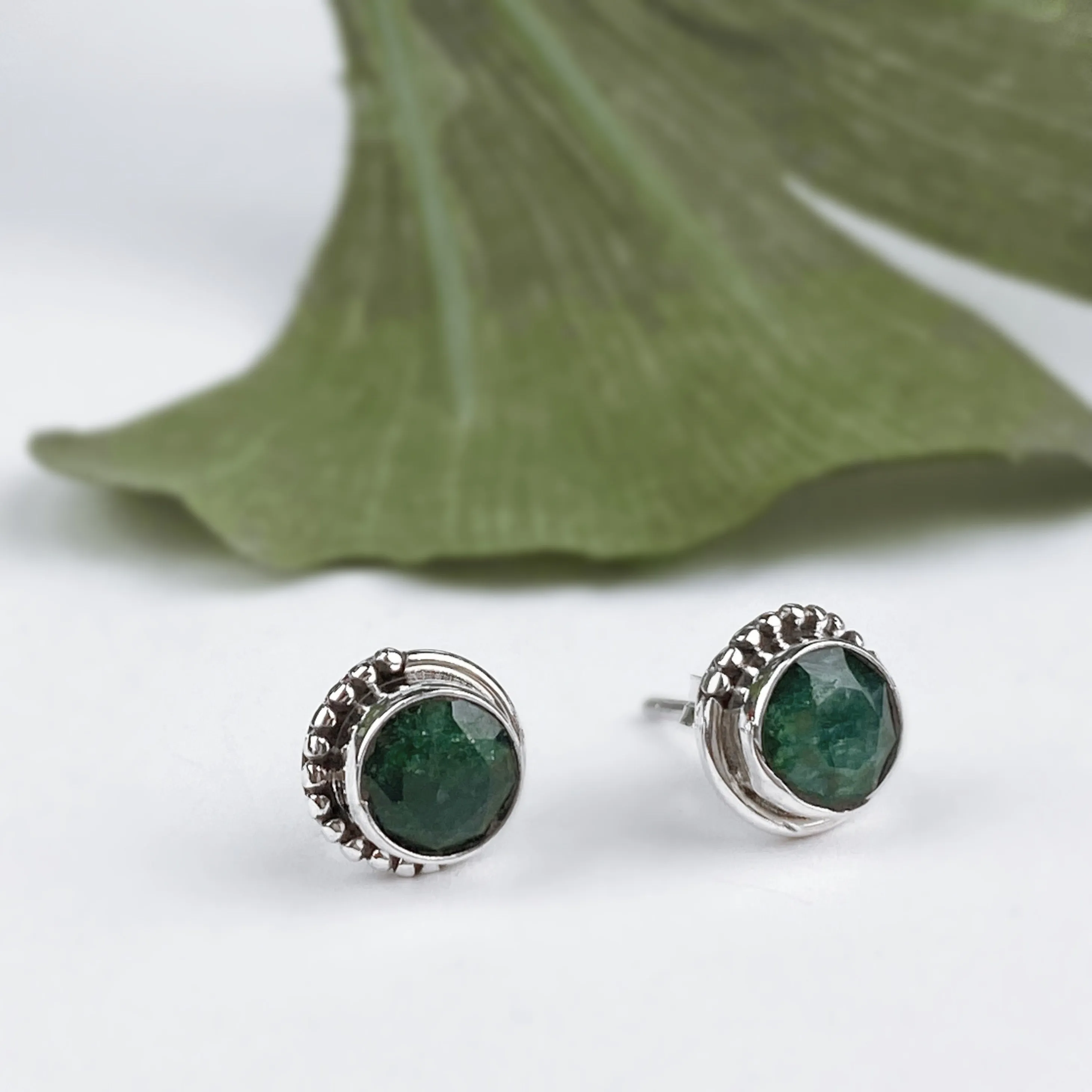 Prima Stud Earrings - VE619(Choice of Gemstones)