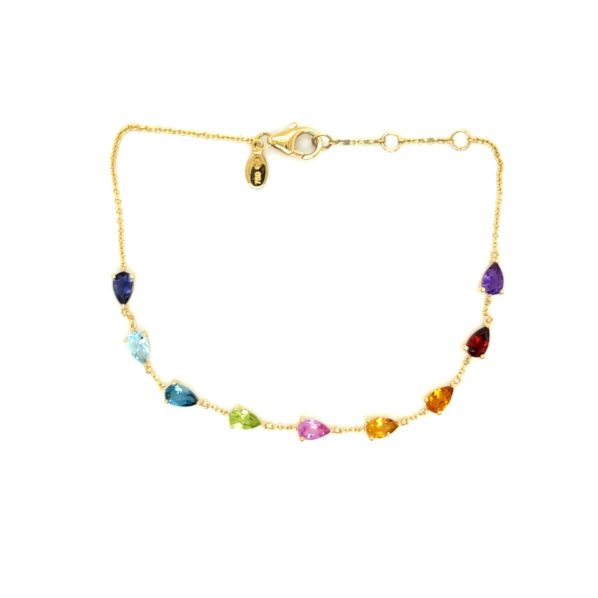 Rainbow Gemstone Bracelet