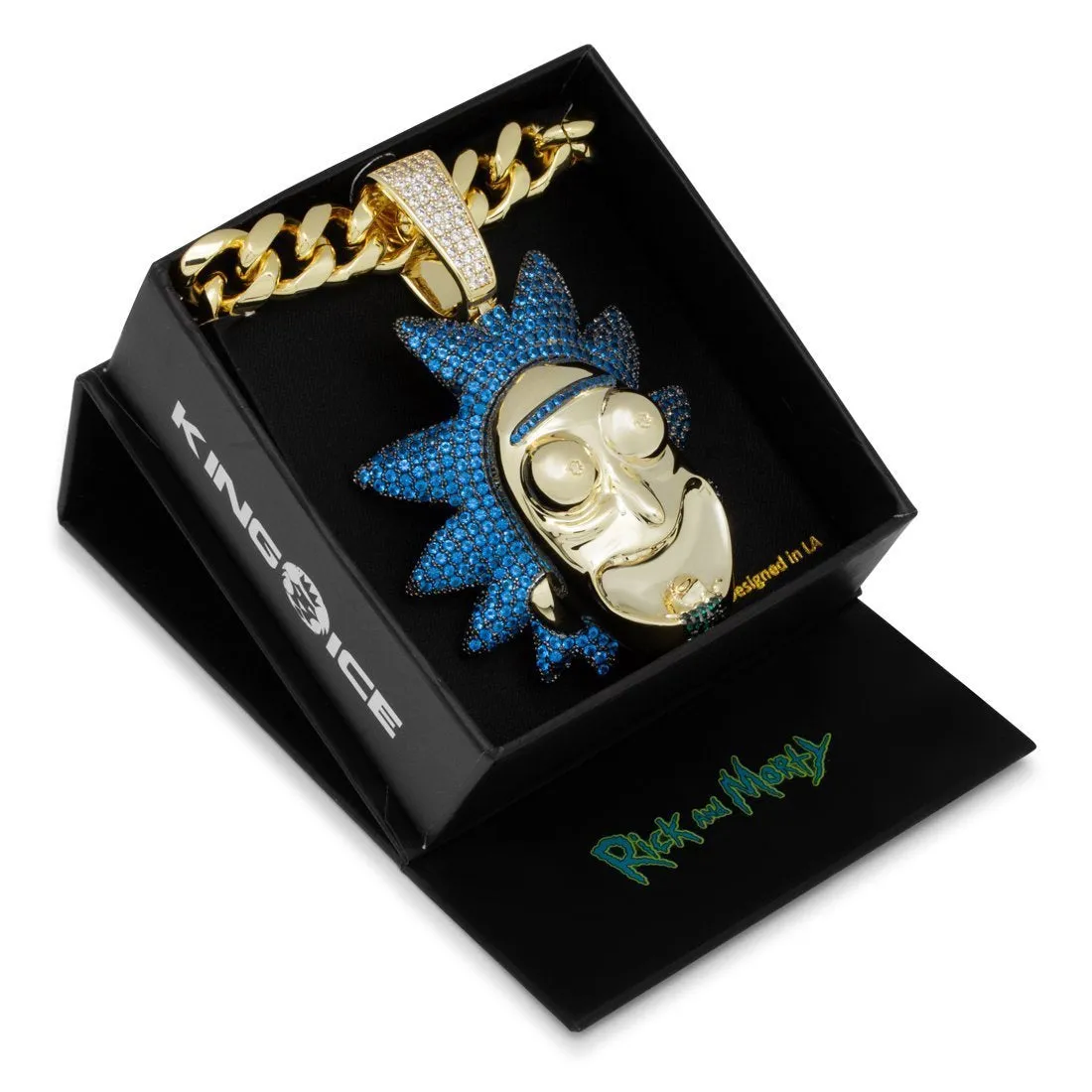 Rick and Morty x King Ice - XL Good Rick Necklace