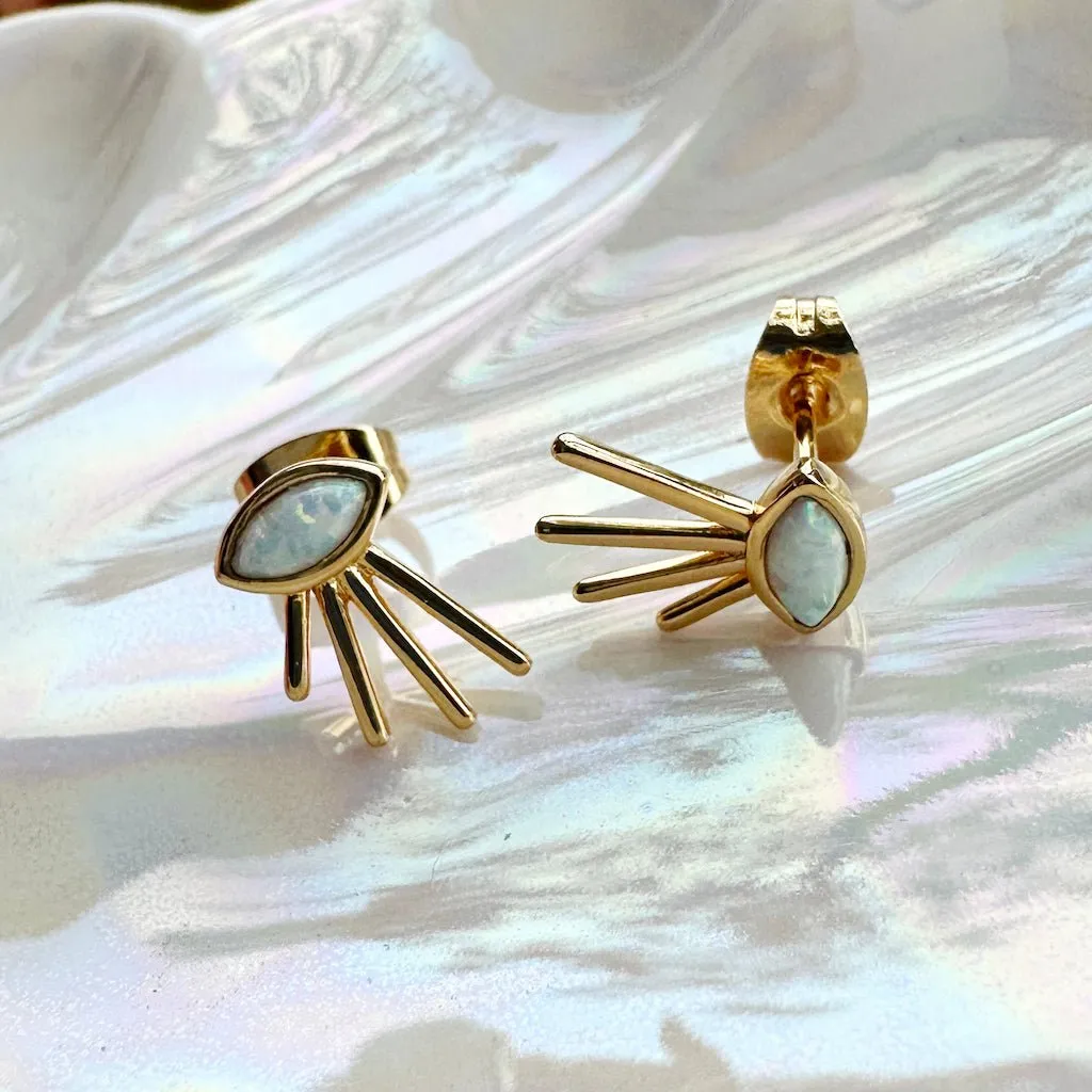 Spirit Beam Opal Studs