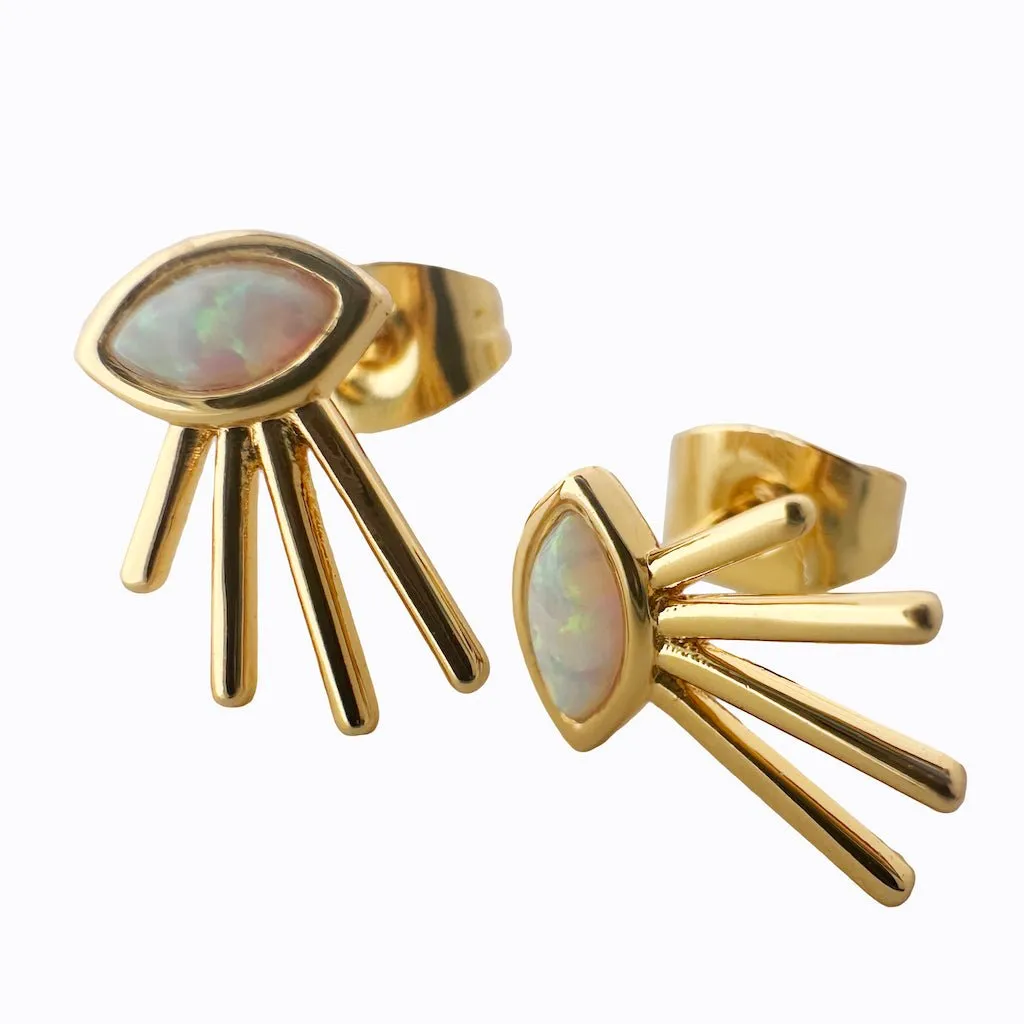 Spirit Beam Opal Studs