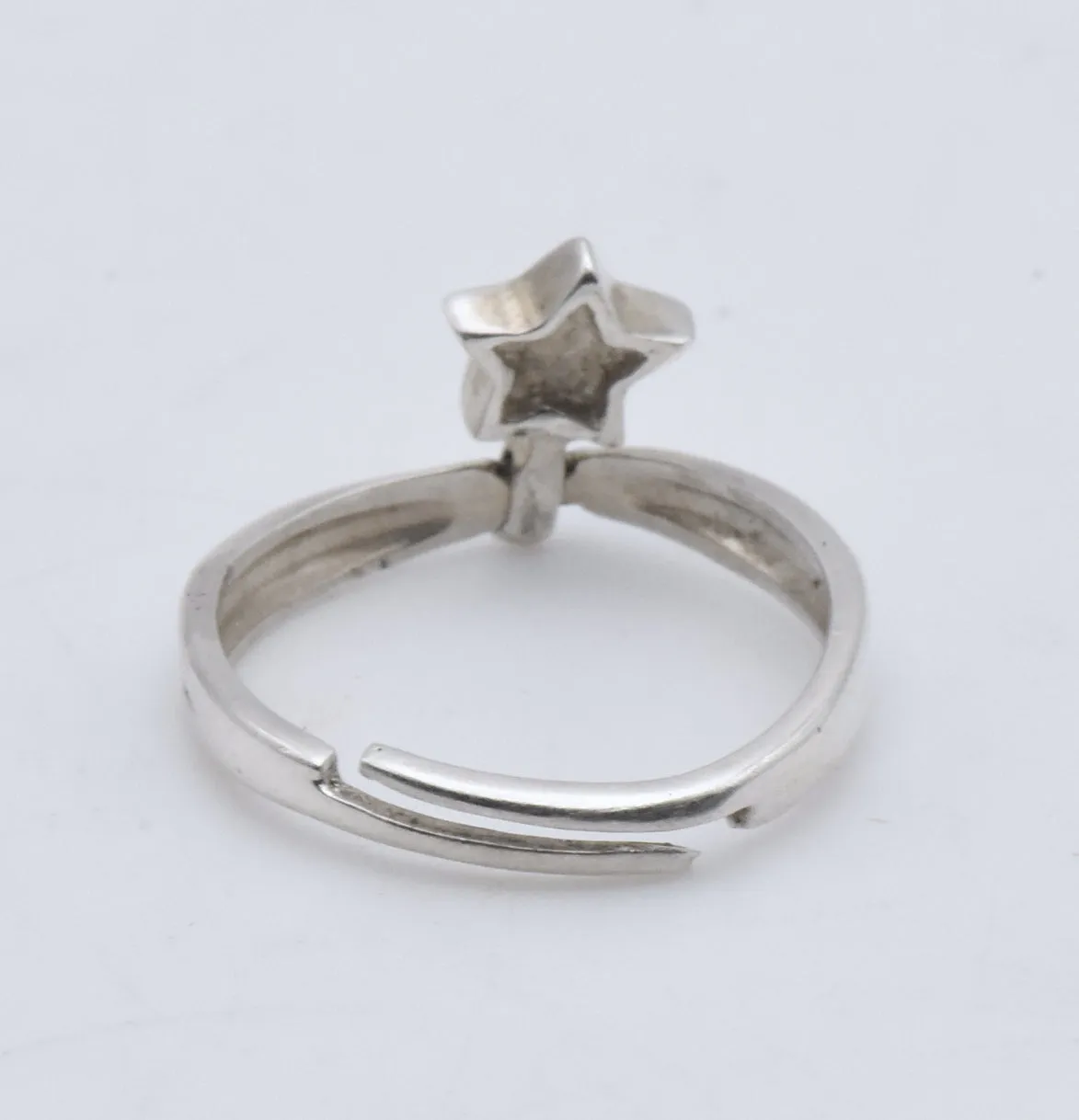 Sterling Silver Adjustable Star Charm Toe Ring