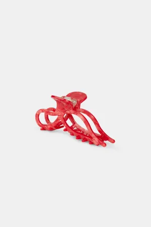 SUI AVA HAIR CLAW BOW ELEGANCE BIG RED