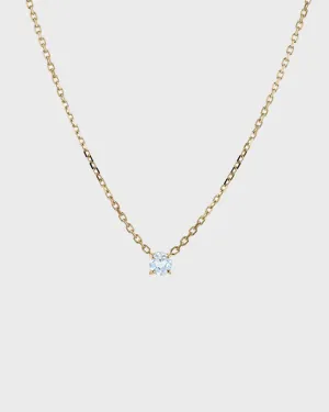 The Aquamarine Birthstone Necklace