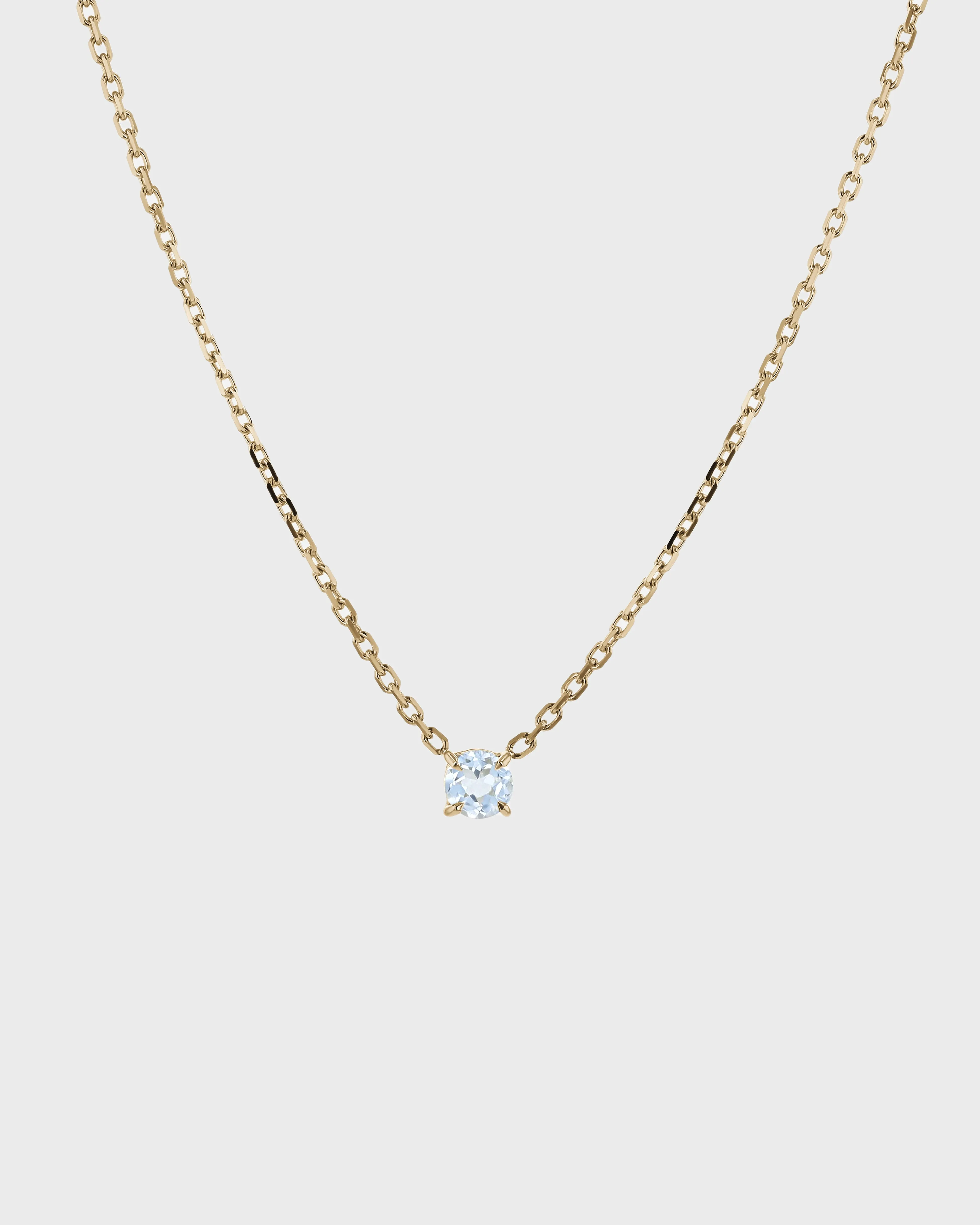 The Aquamarine Birthstone Necklace