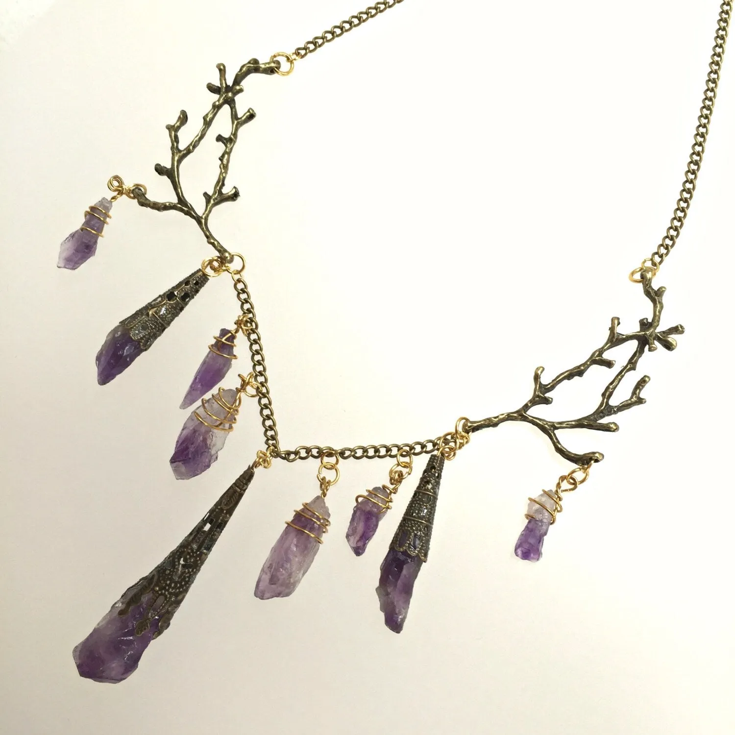 The ELVIRA Amethyst Necklace