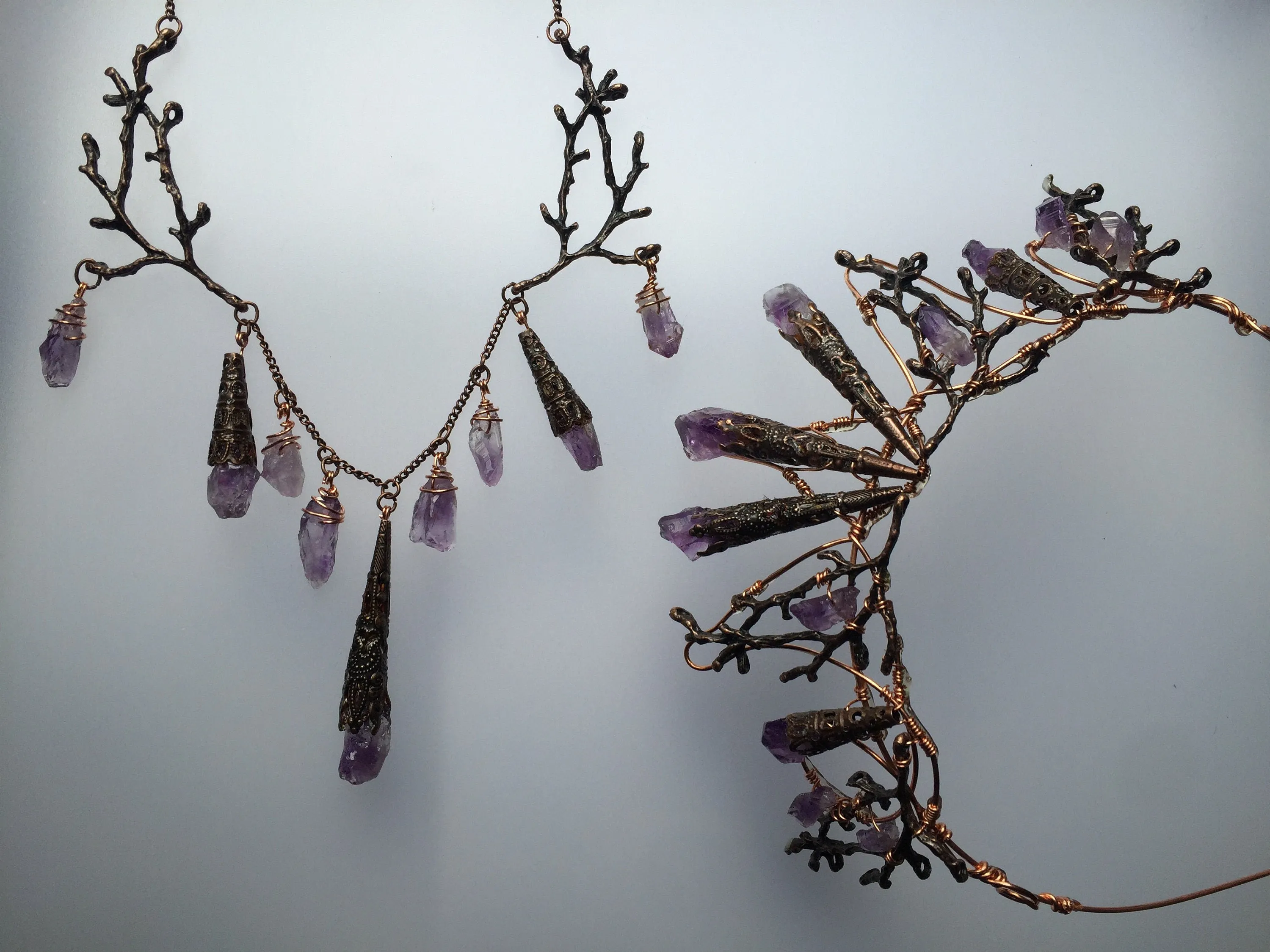 The ELVIRA Amethyst Necklace