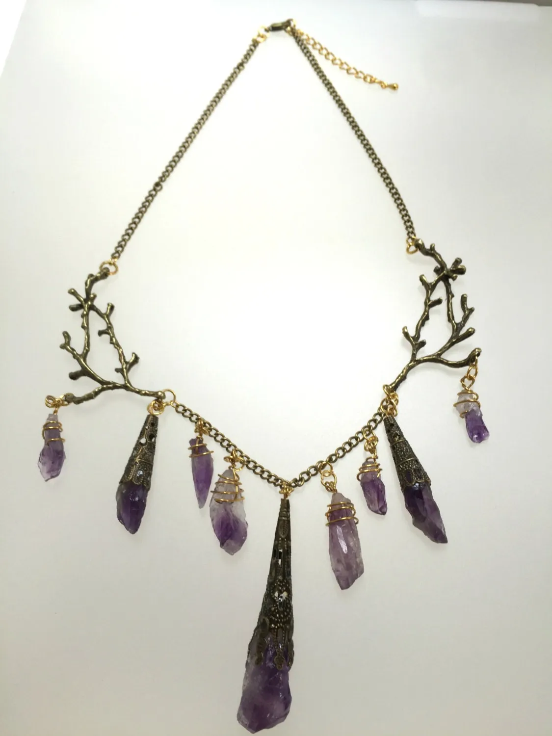 The ELVIRA Amethyst Necklace