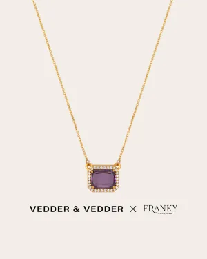 The Passionate necklace - amethyst color