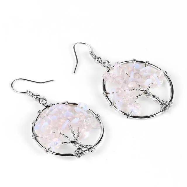 Tree of Life Women Drop Earrings