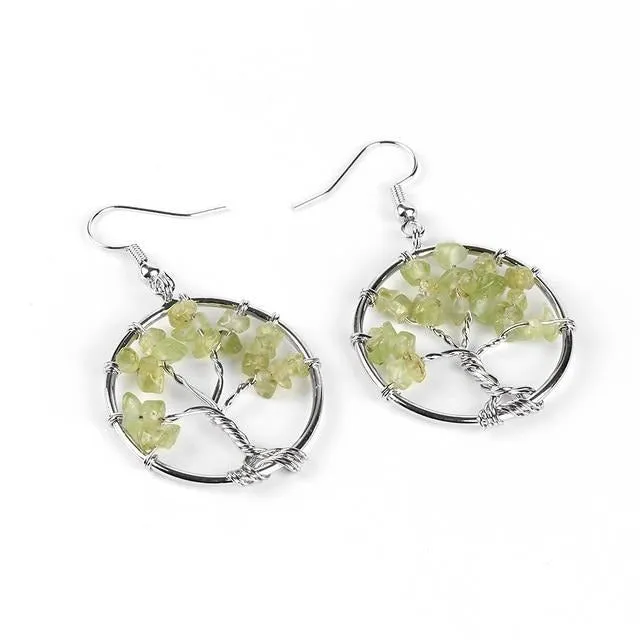 Tree of Life Women Drop Earrings