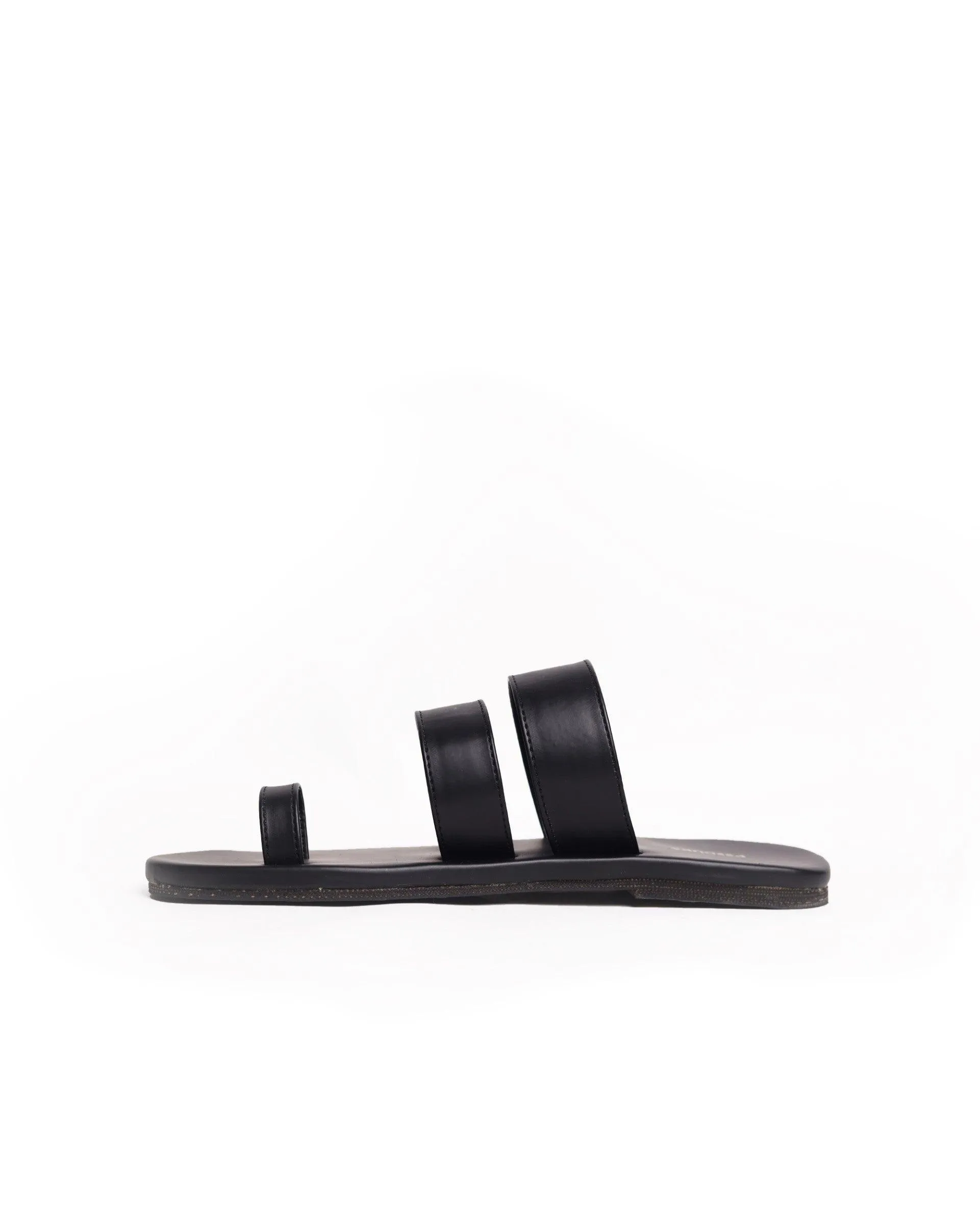 Uri Toe-Ring Vegan Leather Slides Men