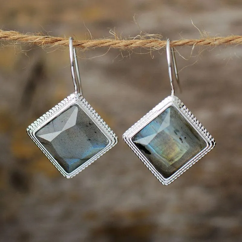 'Wanala' Labradorite Drop Earrings