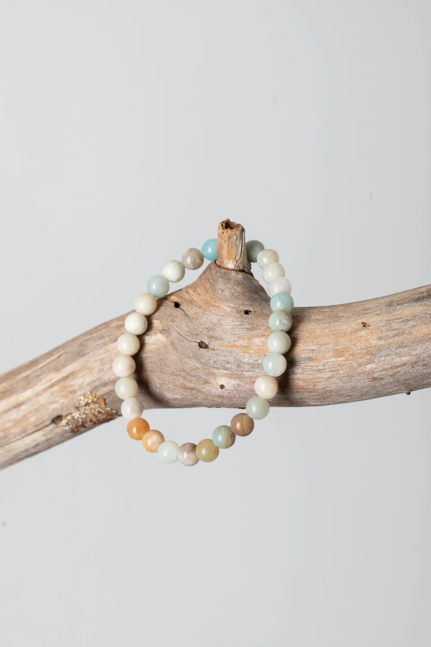 Zen Stretchy Beaded Gemstone Bracelet